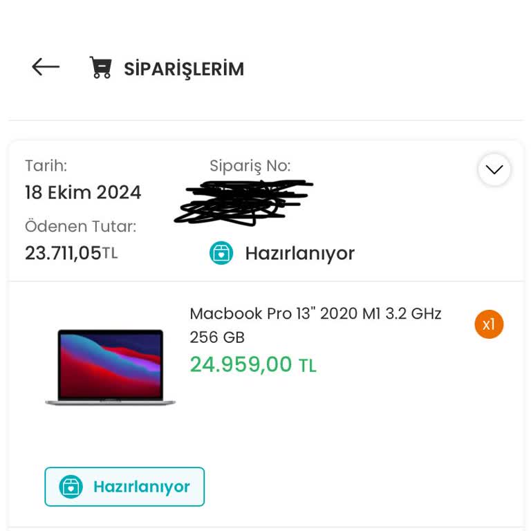 İptal Edilmeyen Sipariş Ve İade Sorunu