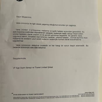 Vans Ayakkabıda Hayal Kırıklığı: SPX Mağazasının İade Reddi