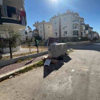 Çöp Konteynerinin Yanlış Konumu Ve Kirlilik Sorunu