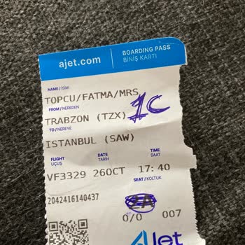 Ajet Havayolları'nda Koltuk Seçimi Sorunu