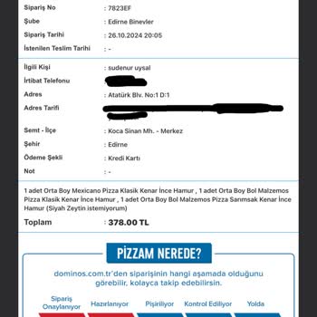 Siparişlerde Sürekli Dikkatsizlik Ve Yanlışlık