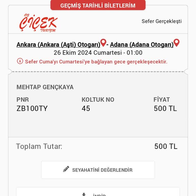 Otobüs Firmasının İlgisizliği Ve Mağduriyet