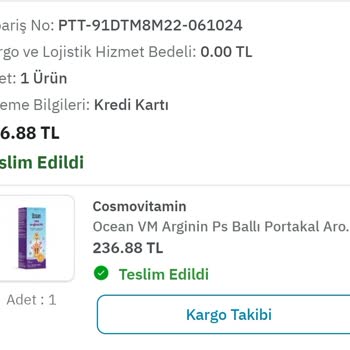Ocean VM Şurubunun Alerji Yapması ve İade Sorunu