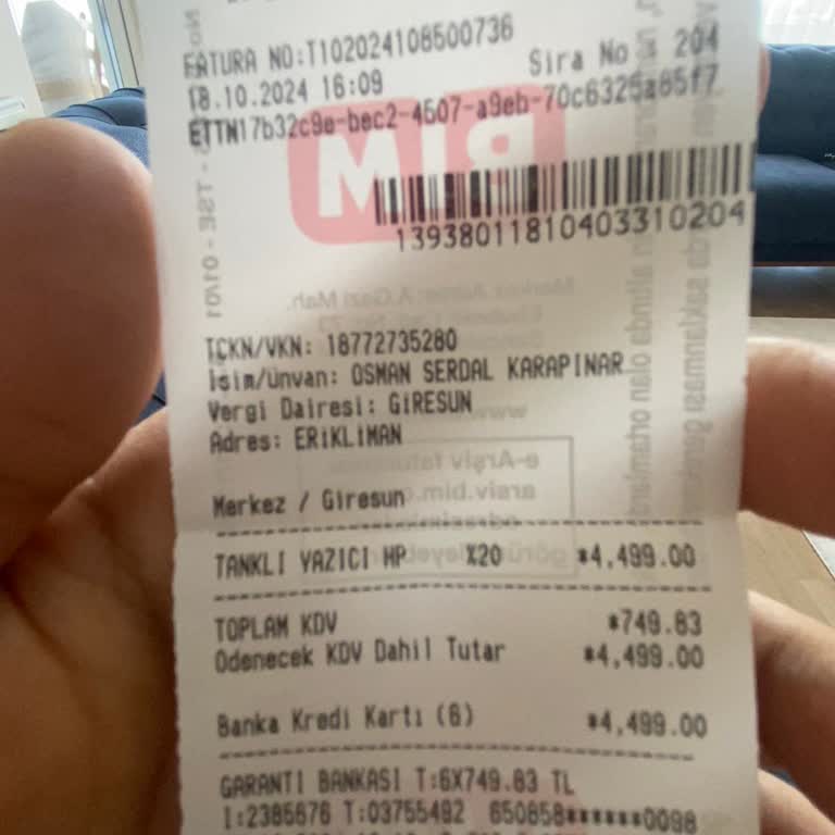 Eksik Mürekkep Sorunu