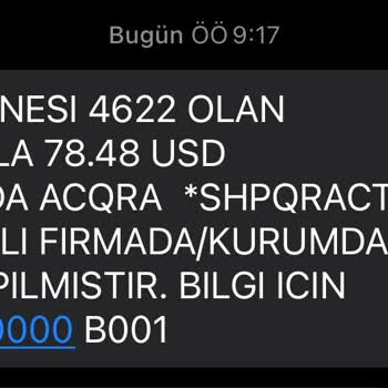 İzinsiz Kredi Kartı İşlemi Mağduriyeti