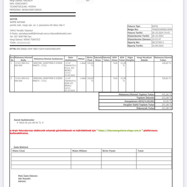 Okulistik Üyelik Ücreti Haksız Çekim Sorunu