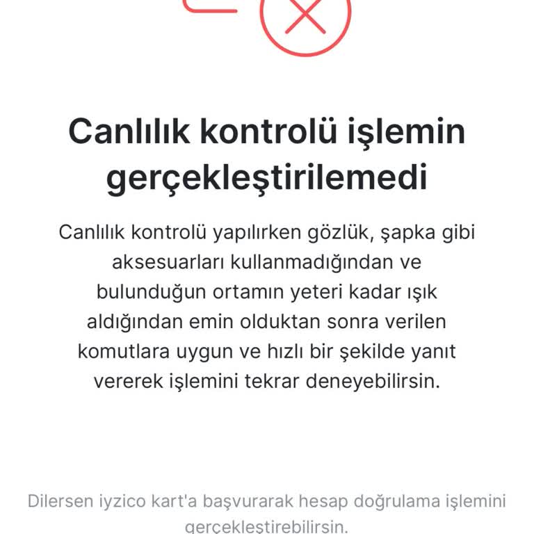 Kimlik Onayı Ve Kart Başvurusu Sorunu