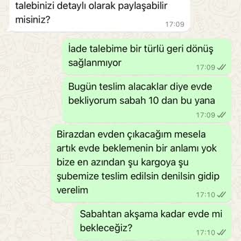 A101 Kapıda İade Talebi İptali Ve İletişim Sorunu