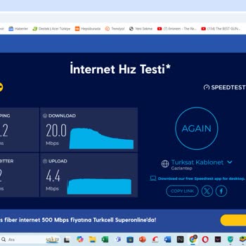 Kablo Net'in Sürekli Düşük İnternet Hızı Ve Çözüm Eksikliği