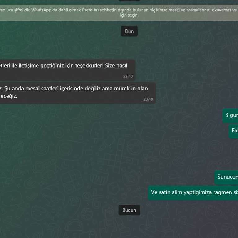 VDS Siparişi Teslim Edilmedi Ve Müşteri Hizmetleri Cevap Vermiyor