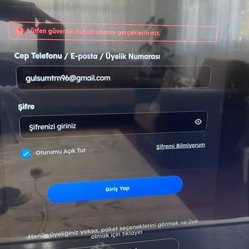 Philips Smart TV'de Giriş Sorunu