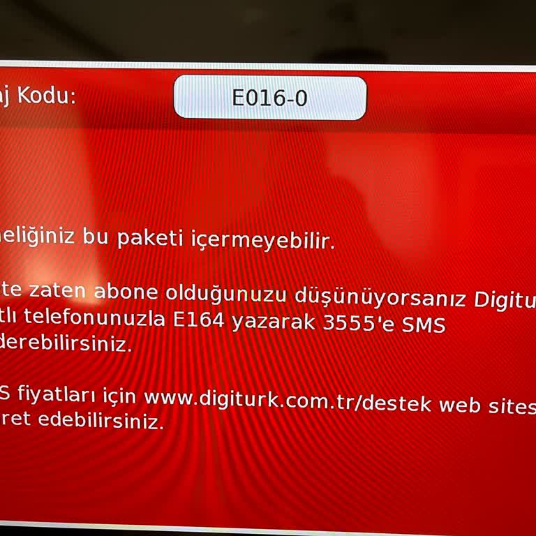 Digiturk Üyeliği Sorunu: Peşin Ödeme Yaptığım Yayın Kesildi