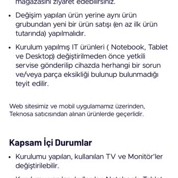 Teknosa'nın Değişim Kampanyası Mağduriyeti