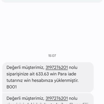 Gecikmeli Sipariş Ve Para İadesi Sorunu
