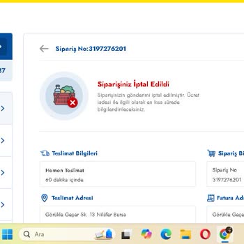 Gecikmeli Sipariş Ve Para İadesi Sorunu
