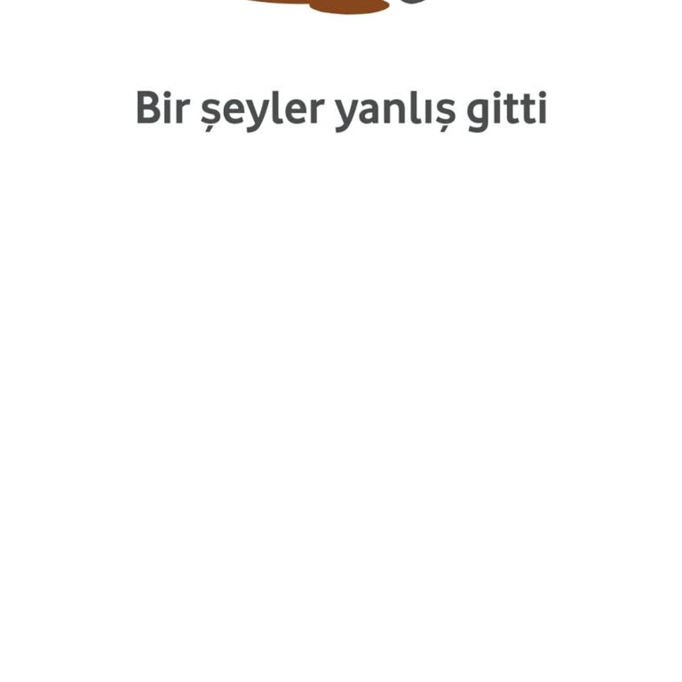 Vodafone Çark Çevirme Hakkında Sürekli Hata