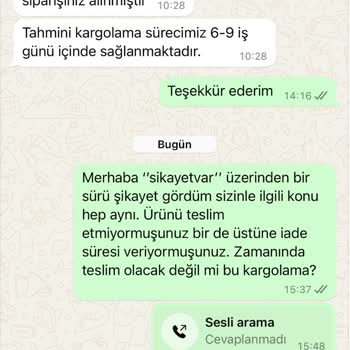 Teslimat Sürecinde Belirsizlik Ve Endişe