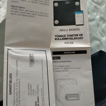 Yapışkan Sorunu Nedeniyle Tartı Kullanılamıyor
