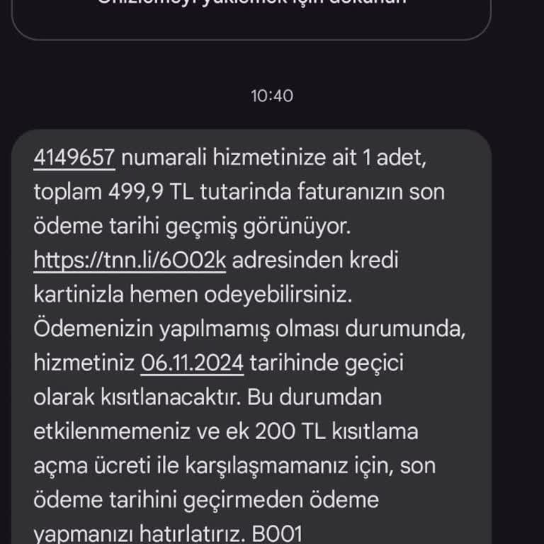 Engelli Abonelikte Yanlış Fatura Bilgilendirmesi