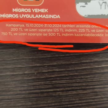 Migros İndirim Çekinde Yanıltıcı Uygulama