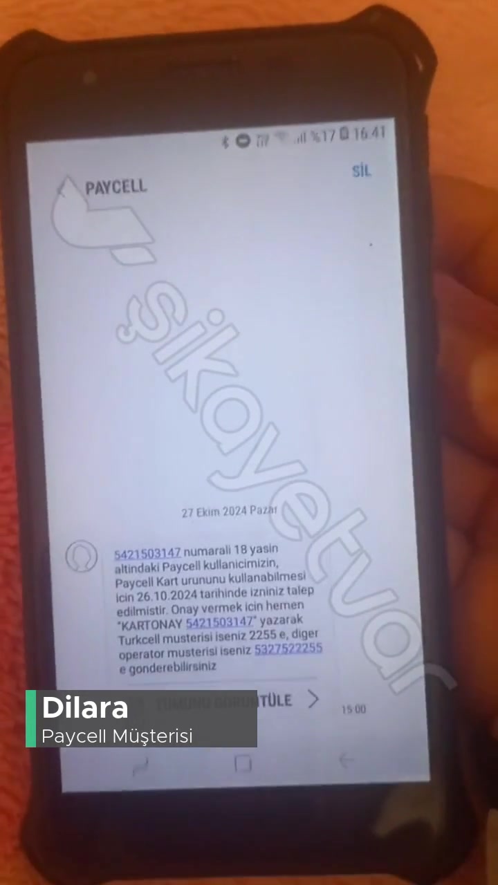 Paycell Veli Onayı İçin Attığım SMS Gitmiyor! videonun kapak resmi