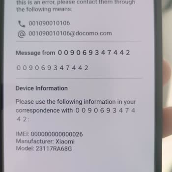 Telefonun IMEI Numarası Ve Format Sorunu