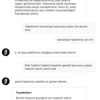 Gardrops Uygulamasında İade Hakkı İhlali Ve Mağduriyet