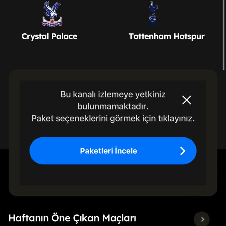 Spor Paketi Erişim Sorunu Ve Yetersiz Destek