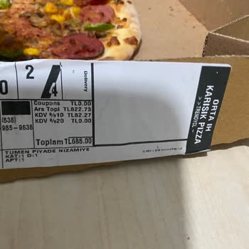 Soğuk Ve Hijyen Sorunlu Pizza Deneyimi