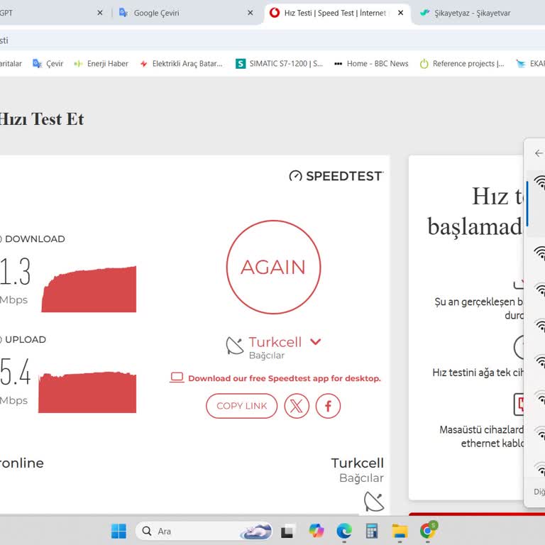 Düşük İnternet Hızı Ve Sürekli Sorunlar