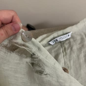 Zara'dan Alınan Keten Tunik Elbisenin Kalite Sorunu