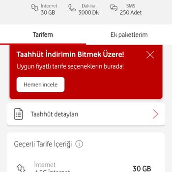 Vodafone'un Yüksek Fiyatlı Tarifeleri Can Sıkıyor