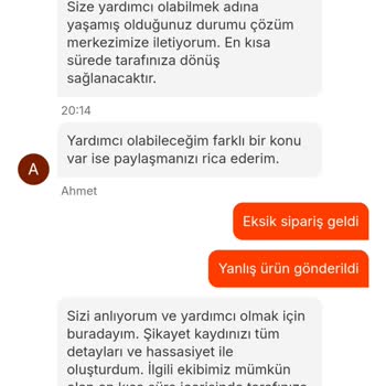 Burger King Ve Migros Yemek'te Eksik Ve Yanlış Sipariş Sorunu