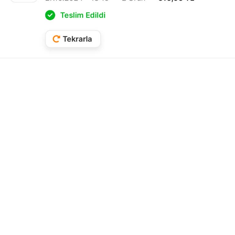 Sipariş Gecikti, Para İadesi Bekleniyor