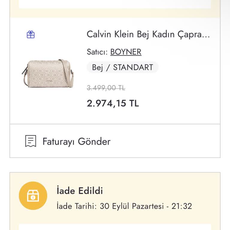 Boyner'de İade Sorunu: Çanta Ücreti Hala Yok!