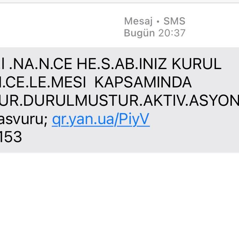 Gönderilen Mesaj