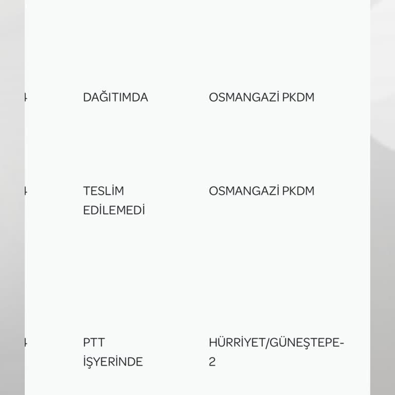 PTT Kargo Teslimat Sorunu Ve Yanıltıcı Bilgilendirme