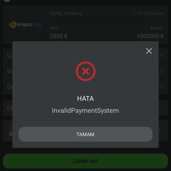 Çevrim Tamamlanmasına Rağmen Çekim Sorunu Yaşıyorum
