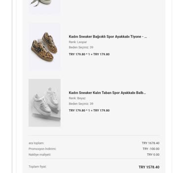 Marjin Ayakkabı Sitesi Üzerinden Alışverişte Sorun