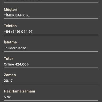 Yanlış Sipariş Ve Zor İletişim Sorunu