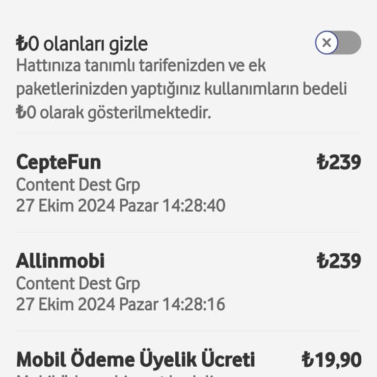 Habersiz Abonelik Ve Haksız Ücretlendirme Şikayeti