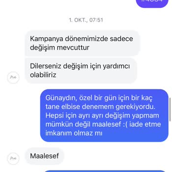 Müşteri Hizmetleri Ve İade Sürecinde Yaşanan Sorunlar