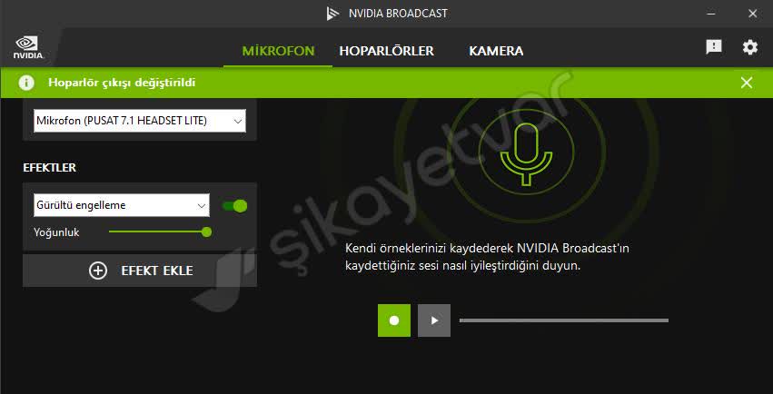 Nvidia Broadcast İle 7.1 Ses Sorunu - Şikayetvar