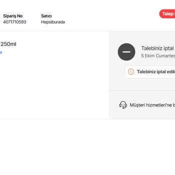 Hepsiburada'dan Sipariş Karmaşası Ve Eksik İade Sorunu