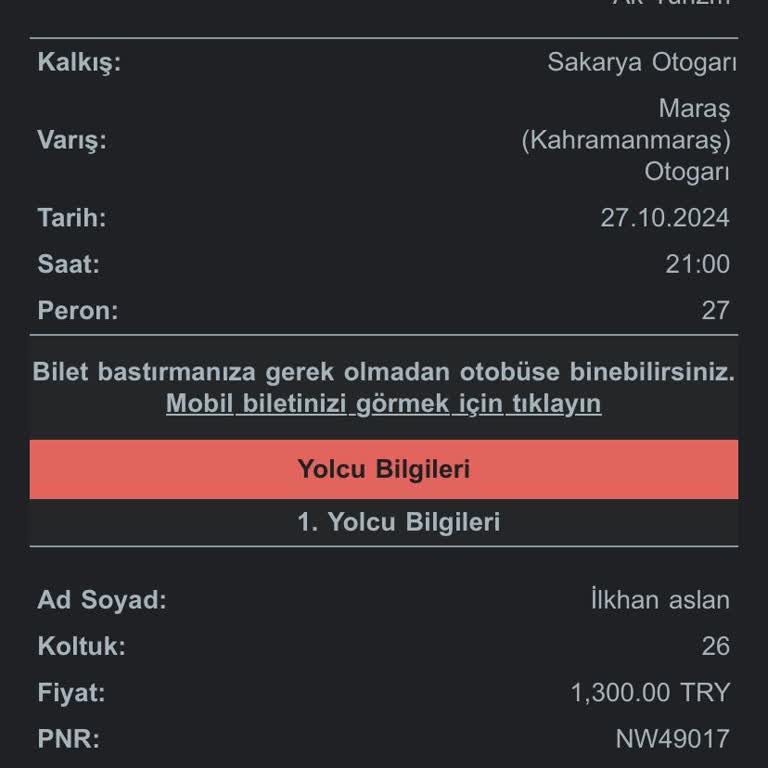 Otobüs Firmasının Güven Sorunu