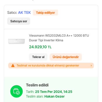Viessmann Isı Klima Montaj Sorunu