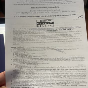 Bosch Buzdolabında Kapak Sırrı Soyulması Hayal Kırıklığı