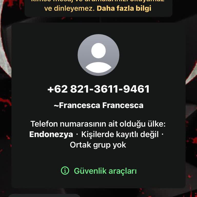 Bilinmeyen Numaradan Rahatsız Edici Mesajlar