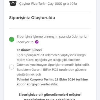 Sipariş Durumu Belirsizliği Ve İletişim Eksikliği
