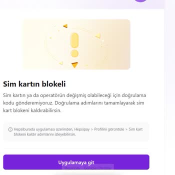 Hepsipay Uygulama Sorunları Ve Sim Kart Blokesi